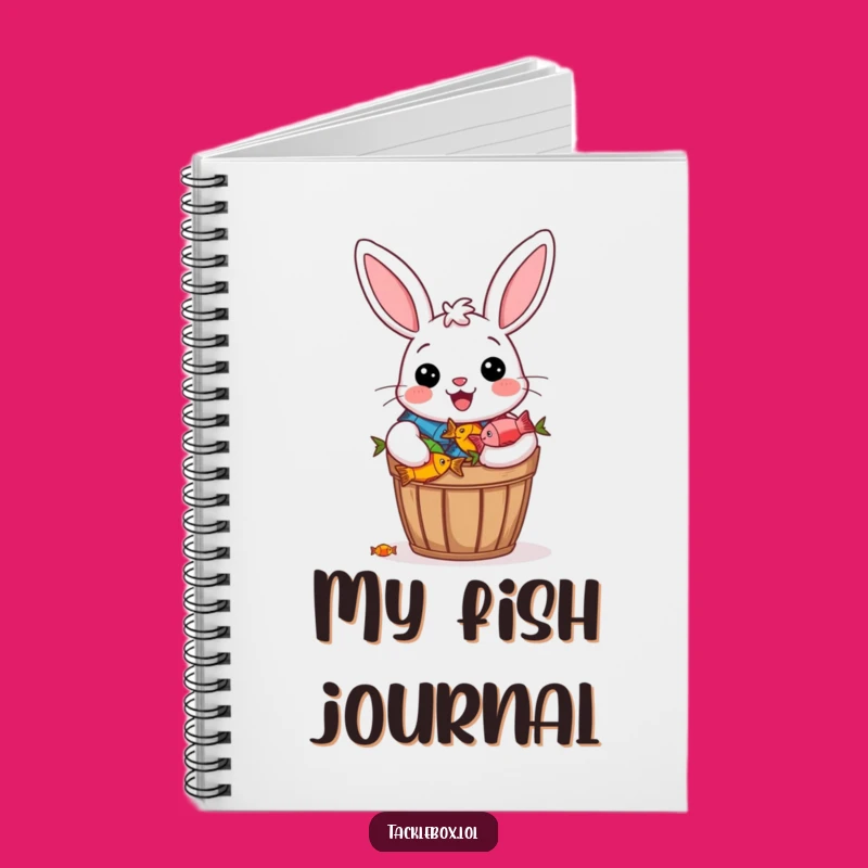 Funny Bunny Fishing Notebook - Hilarious for Notes & Abundant Ideas!