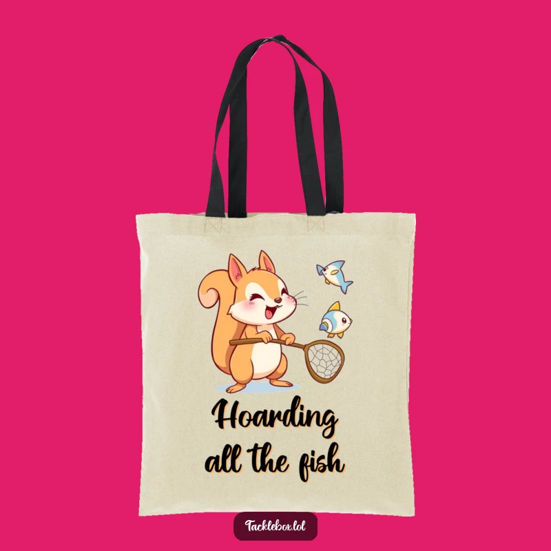 Funny Squirrel Tote Bag: Energetic & Practical Gift for Collectors